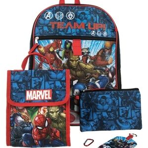 AVENGERS5 Piece Backpack Set